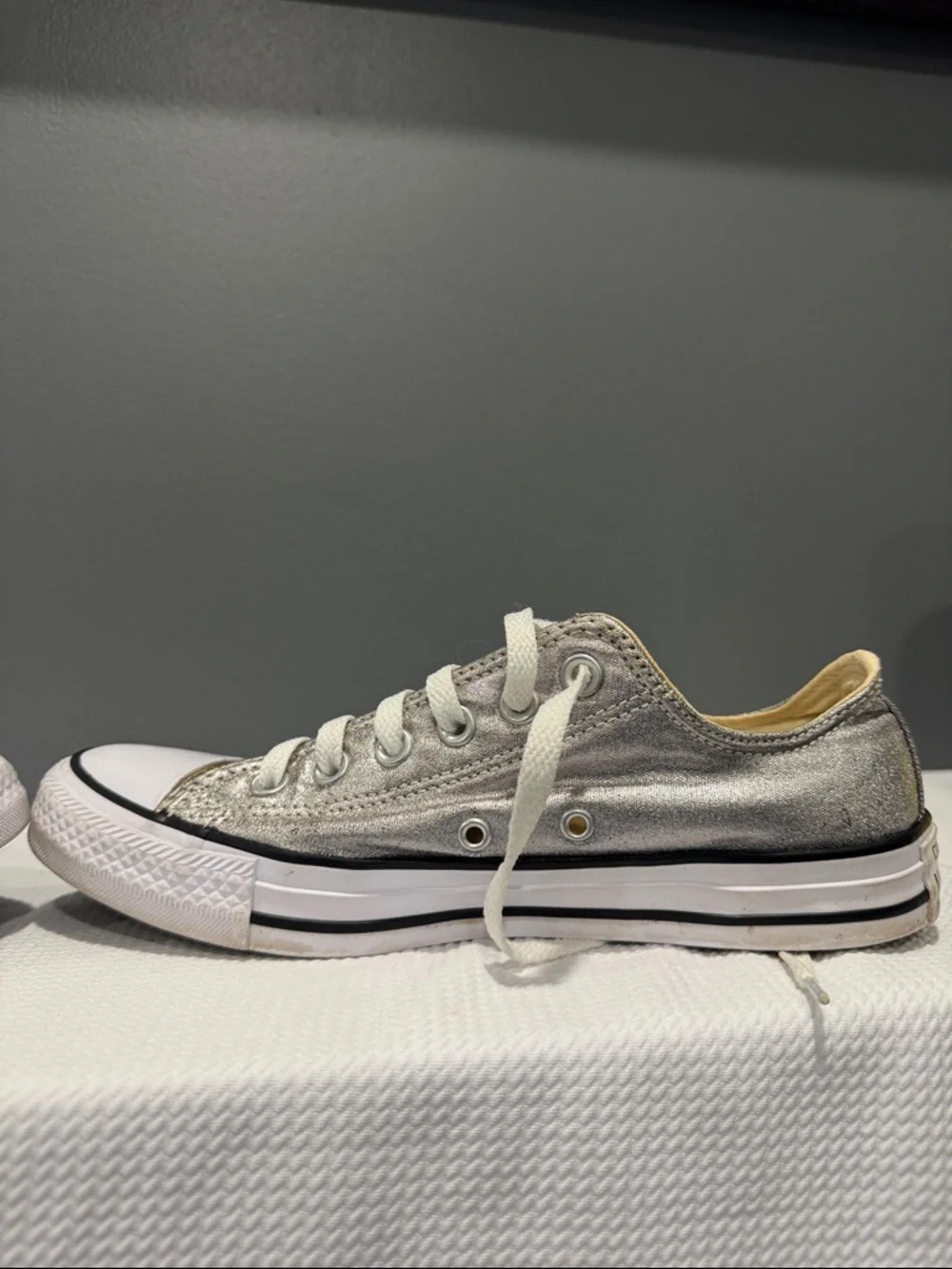 Metallic Converse All Star Chuck Taylor Oxford Shoe Women’s 7.5/Men’s 5.5 - Picture 9 of 14